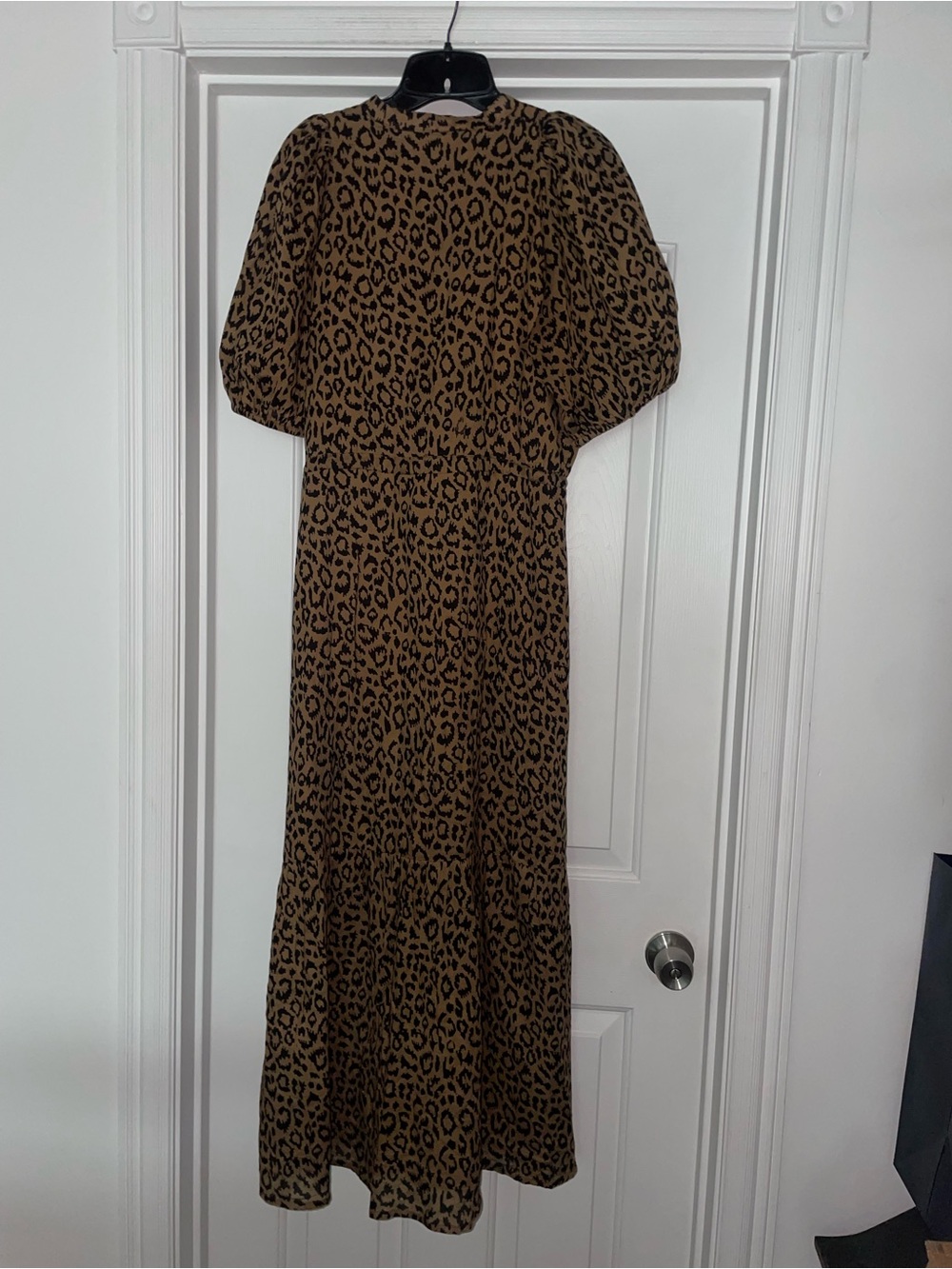 Emerson Fry India Collection Lucy Dress Vintage Leopard Organic Cotton Sz Small - Picture 13 of 13